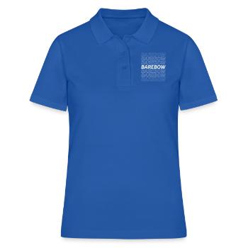barebow - Frauen Polo Shirt - Royalblau - Vorne - Ailine (174cm)