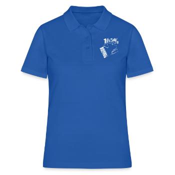 100 TERRIER FRONTIÈRE - Polo Femme - bleu royal - Devant - Ailine (174cm)