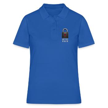 Porte tes pensées - Polo Femme - bleu royal - Devant - Ailine (174cm)
