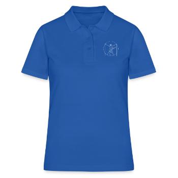 Guitare cadeau de joueur de guitare drôle - Polo Femme - bleu royal - Devant - Ailine (174cm)