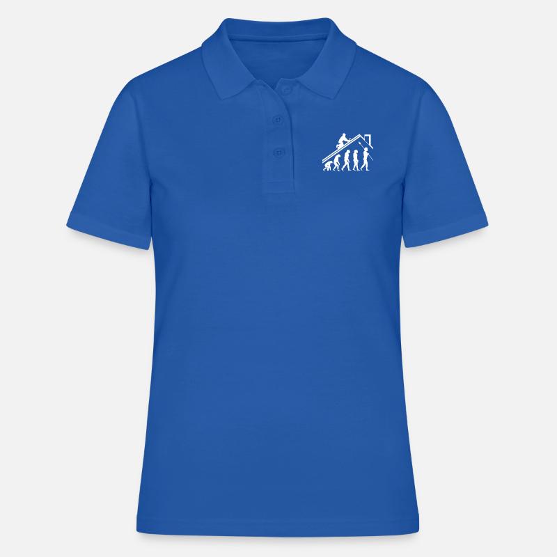 Cadeau évolution couvreur - Polo Femme - bleu royal