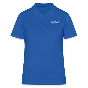 Glacière à glace battement de coeur Glace glace glacier - Polo Femme - bleu royal - Devant - Ailine (174cm)