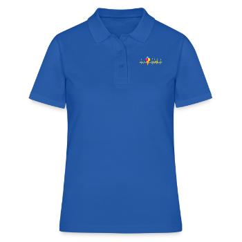 Glaces glacées battements de cœur été - Polo Femme - bleu royal - Devant - Ailine (174cm)