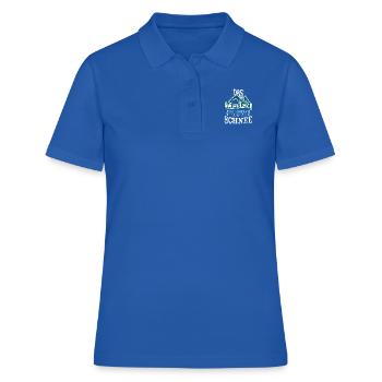 Das Leben ist schöner auf Schnee Winter Skifahren - Frauen Polo Shirt - Royalblau - Vorne - Ailine (174cm)