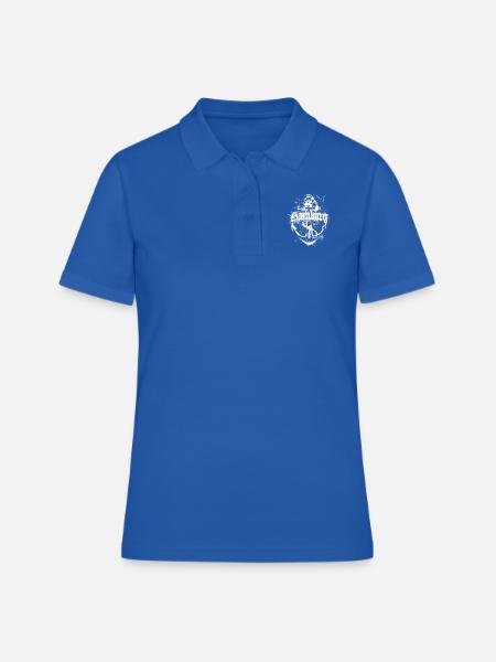 ANKER HAMBURG 1 - Frauen Polo Shirt - Royalblau