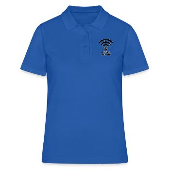 Unsichere Netzwerk World WiFi Internetverbindung - Frauen Polo Shirt - Royalblau - Vorne - Ailine (174cm)