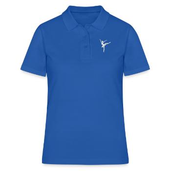 Dancing ballerina ballet ballet dancer - Women's Polo Shirt - royal blue - Front - Ailine (174cm)