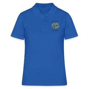Flux de travail Wizzard - Polo Femme - bleu royal - Devant - Ailine (174cm)