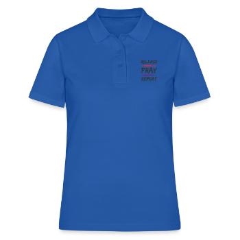 Relâcher Prie Répéter - Polo Femme - bleu royal - Devant - Ailine (174cm)