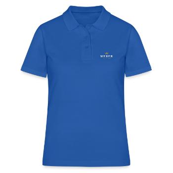 Weber Original Familienlogo - Frauen Polo Shirt - Royalblau - Vorne - Ailine (174cm)