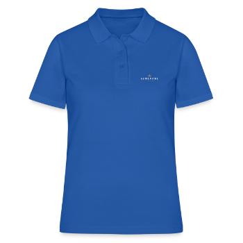 Schlegel Original Familienlogo - Frauen Polo Shirt - Royalblau - Vorne - Ailine (174cm)
