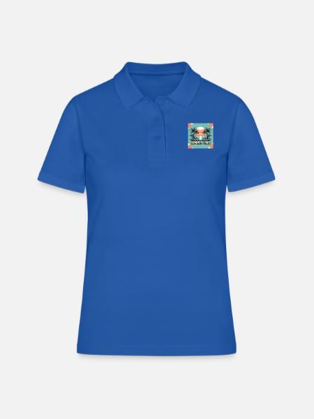 Summer Vibes - Frauen Polo Shirt - Royalblau
