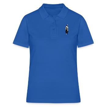 Moine Shaolin - Arts Martiaux Sticker - Polo Femme - bleu royal - Devant - Ailine (174cm)