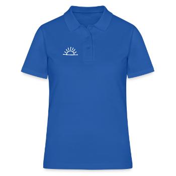 Sonne - Frauen Polo Shirt - Royalblau - Vorne - Ailine (174cm)