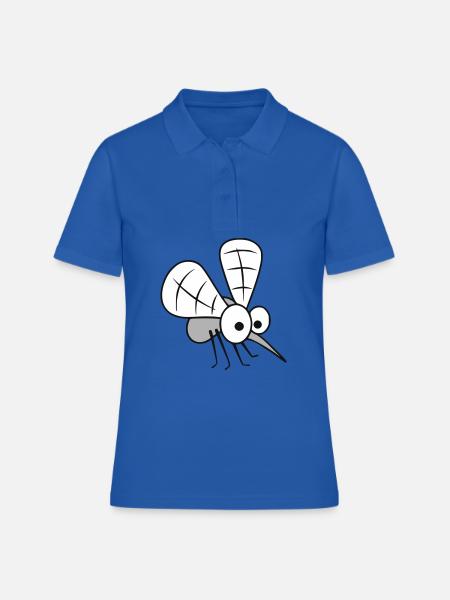 Mücke - Frauen Polo Shirt - Royalblau