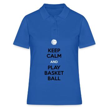 Joueur de basket - Polo Femme - bleu royal - Devant - Ailine (174cm)