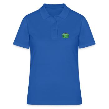 Kaktus 2 - Frauen Polo Shirt - Royalblau - Vorne - Ailine (174cm)
