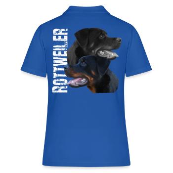 Rottweiler chien de garde chien de combat chiens de lutte - Polo Femme - bleu royal - Dos - Ailine (174cm)