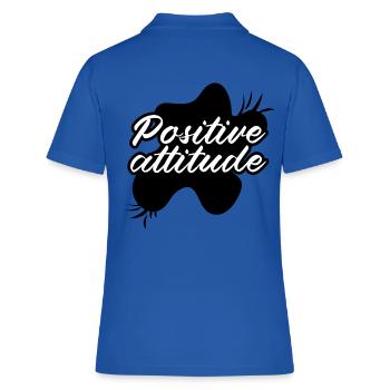 Atitude Positive - Polo Femme - bleu royal - Dos - Ailine (174cm)