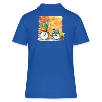 Bicyclette - Polo Femme - bleu royal - Dos - Ailine (174cm)