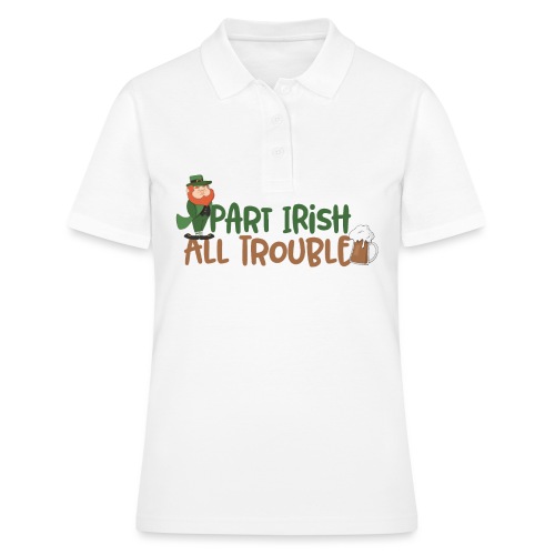 Irische Party - St. Patrick's Trouble Kobold - Frauen Polo Shirt