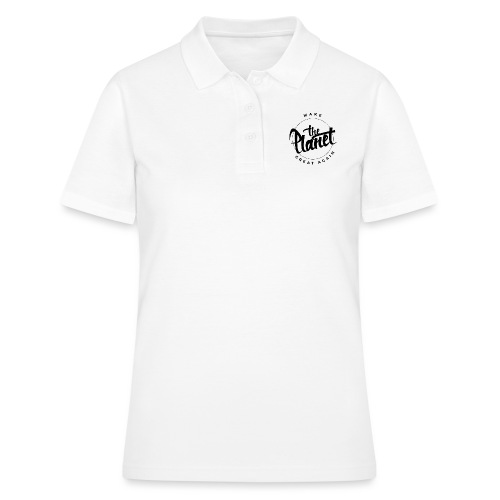 MakeThePlanetGreatAgain Organic Shirt White - Women's Polo Shirt