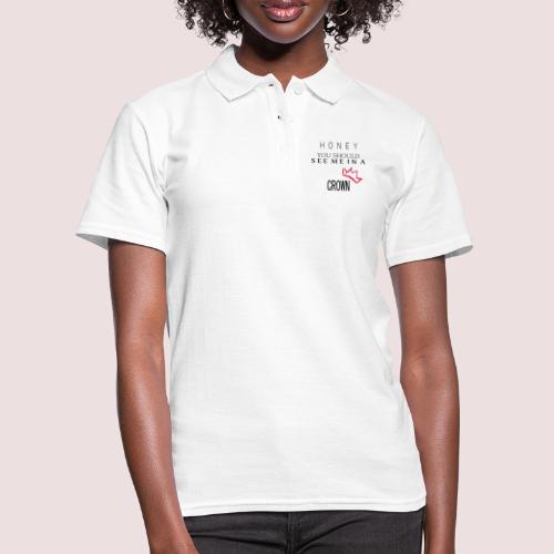You should see me in a crown - Moriarty - Frauen Polo Shirt