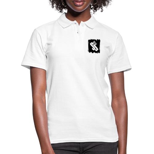 SeeJu 2 logo fleck 1farb schwarz - Frauen Polo Shirt
