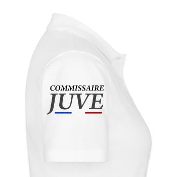 Commissaire Juve - Polo Femme - blanc - Droite