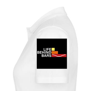 LIFE BEHIND BARS - Women's Polo Shirt - white - Left