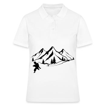 Berg 1 und Feuer Brigader - - Frauen Polo Shirt - Weiß - Vorne - Ailine (174cm)