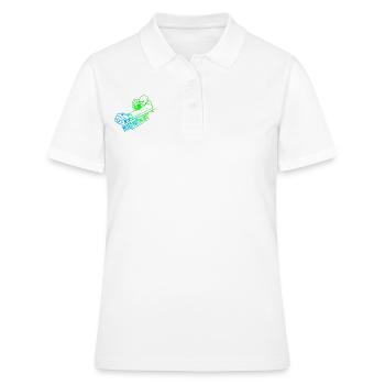Mixed Martial Arts Logo buntes Design - Frauen Polo Shirt - Weiß - Vorne - Ailine (174cm)
