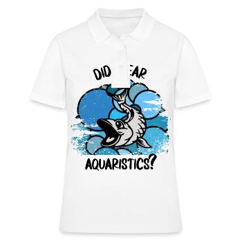 Aquariophiles Poissons Poissons d’ornement Aquaristique - Polo Femme - blanc - Devant - Ailine (174cm)