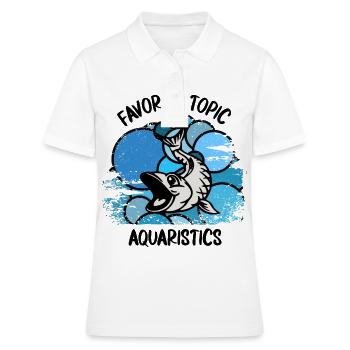 Aquariophiles Poissons Poissons d’ornement Aquaristique - Polo Femme - blanc - Devant - Ailine (174cm)