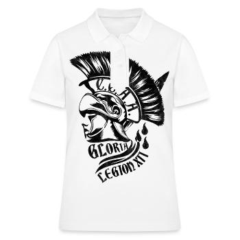 Kölsche Römer II - Frauen Polo Shirt - Weiß - Vorne - Ailine (174cm)