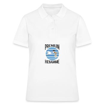 Hebammen - Frauen Polo Shirt - Weiß - Vorne - Ailine (174cm)
