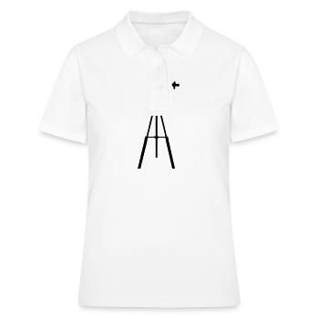 télescope - Polo Femme - blanc - Devant - Ailine (174cm)