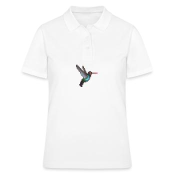 Vogel - Frauen Polo Shirt - Weiß - Vorne - Ailine (174cm)