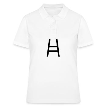 Leiter - Frauen Polo Shirt - Weiß - Vorne - Ailine (174cm)