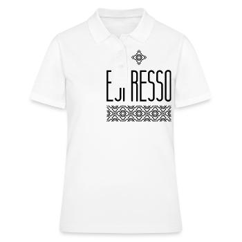 espresso - Frauen Polo Shirt - Weiß - Vorne - Ailine (174cm)