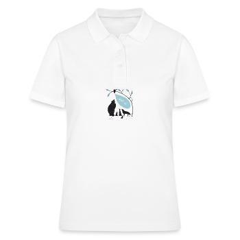 Tiere - Frauen Polo Shirt - Weiß - Vorne - Ailine (174cm)