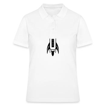 Rakete - Frauen Polo Shirt - Weiß - Vorne - Ailine (174cm)