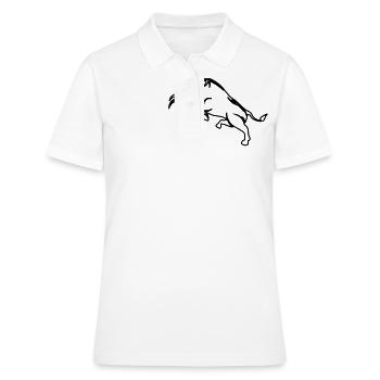 bull raging - Women's Polo Shirt - white - Front - Ailine (174cm)