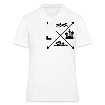 nager - Polo Femme - blanc - Devant - Ailine (174cm)