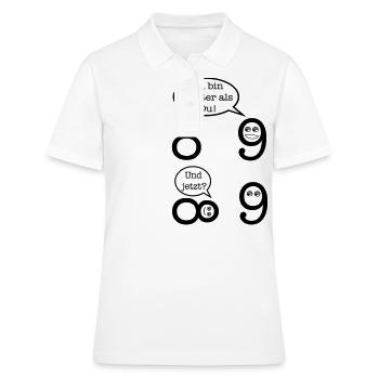 Mathematik Witz - Frauen Polo Shirt - Weiß - Vorne - Ailine (174cm)