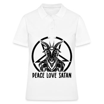 Satanisme - Polo Femme - blanc - Devant - Ailine (174cm)