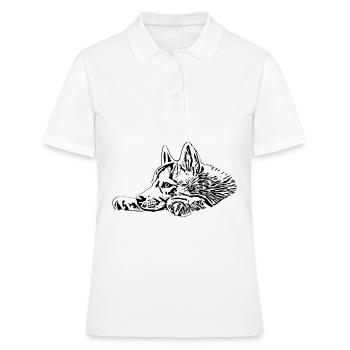 Husky - Frauen Polo Shirt - Weiß - Vorne - Ailine (174cm)