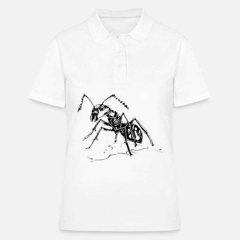 ant - Women's Polo Shirt - white
