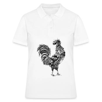 robinet - Polo Femme - blanc - Devant - Ailine (174cm)