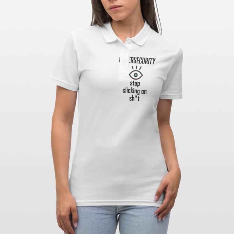 Cybersecurity - IT Security Computer Scientists Women's Polo Shirt